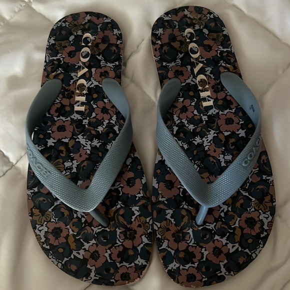 Coach floral flip-flops - Picture 5 of 5
